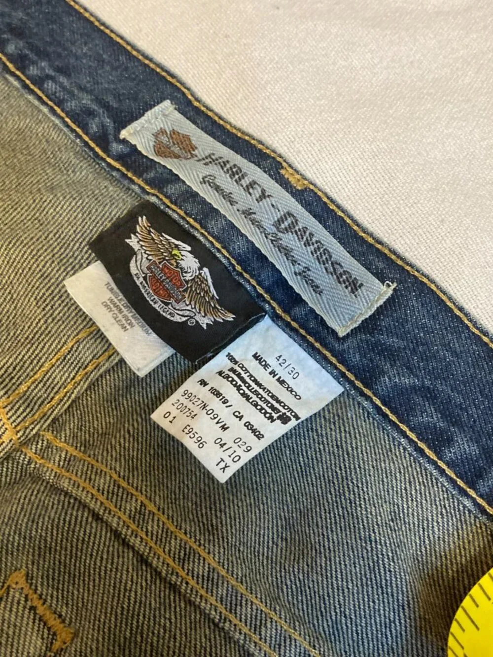 2 pair one price, Harley Davidson branded mens jeans 46x30